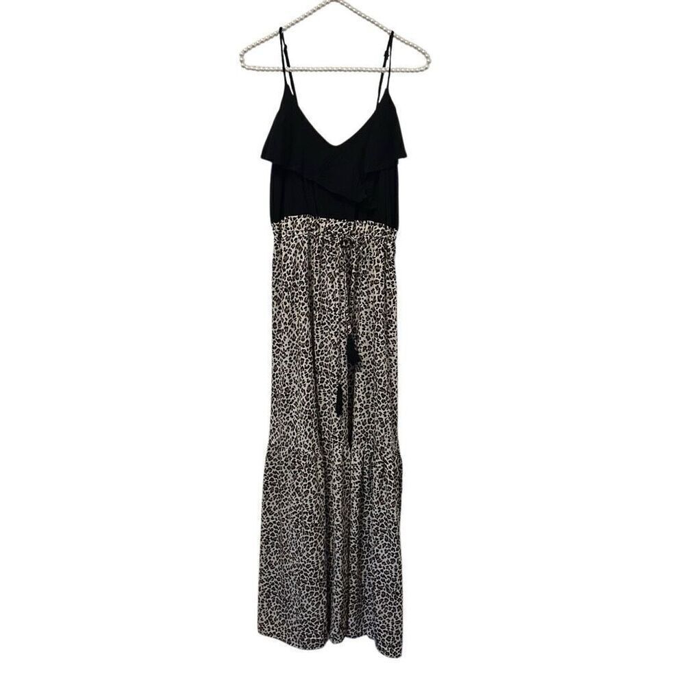 Main strip maxi dress women’s Medium boho babydoll peasant whimsigoth Y2K witchy